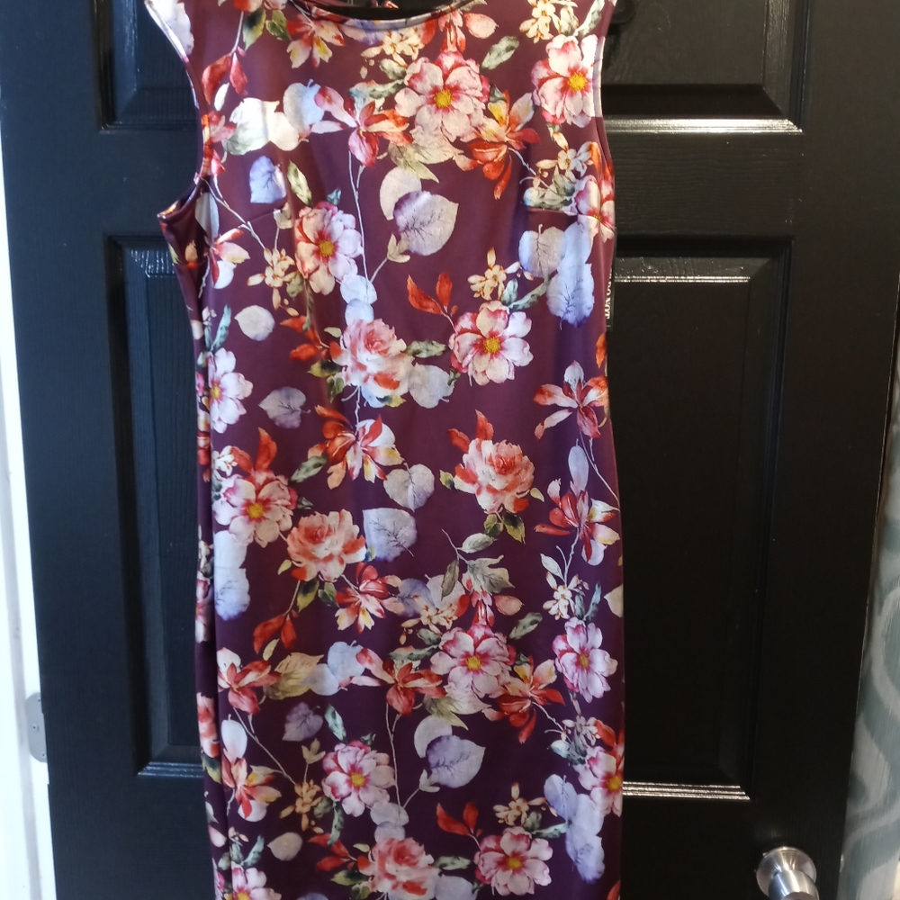 Women's Floral dress. Never worn size Large